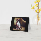 Donskoy Cat Kaart (Gele Bloem)