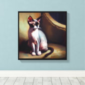 Donskoy Kat Canvas Afdruk (Insitu (Houten vloer))