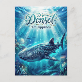 Donsol Walvishaasonderzoek Filipijnen Briefkaart