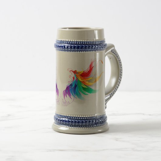 Donszachte regenboogvleugels bierpul (Voorkant rechts)