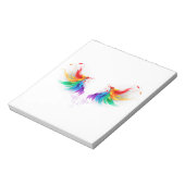Donszachte regenboogvleugels notitieblok (Linkerzijde)