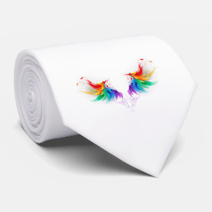 Donszachte Regenboogvleugels Stropdas