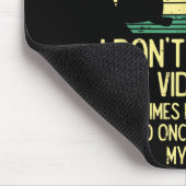 Dont Always Play Video Games Retro Gamer Men Boys Muismat (Hoek)