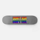 Don't Ask Don't Tell Skateboard (Horizontaal)