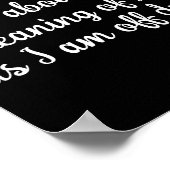 Dont Ask Me About The Meaning Of Life Poster (Hoek)