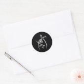 Dont Be A D K In Asl Ronde Sticker (Envelop)