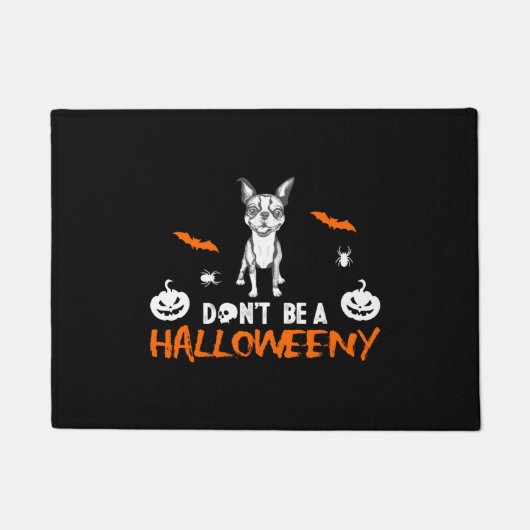 Dont be a Haloweeny Boston Terrier Deurmat (Voorkant)