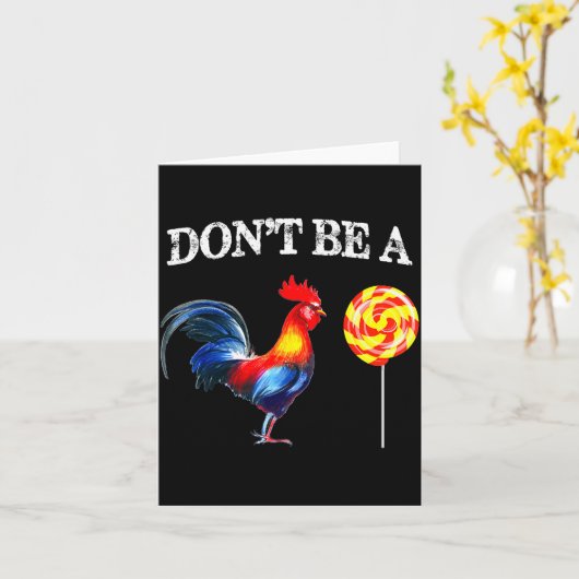 Dont Be A Sucker Funny Father's Day Kaart (Gele Bloem)