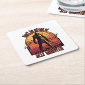 Dont be afraid of self growth | Trade motivation  Kartonnen Onderzetters (Schuin)