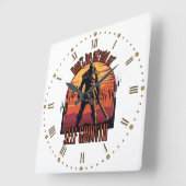 Dont be afraid of self growth | Trade motivation  Vierkante Klok (Hoek)