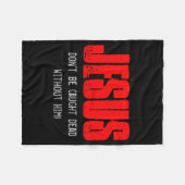 Dont Be Caught Dead  Fleece Deken (Voorkant (Horizontaal))