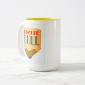Don't Be Dull - Coffee Mug 15oz Tweekleurige Koffiemok (Voorkant links)