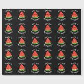 Don't Be So Melon-dramatische Grappige Melon Pun D Cadeaupapier (Vlak)