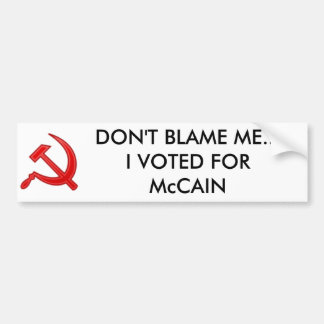 DONT BLAME - Gepersonaliseerd Bumpersticker