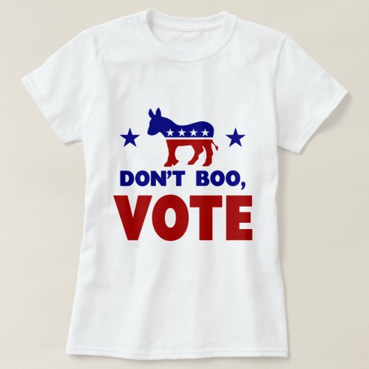 Dont Boo, STEMMING T-shirt (Design voorkant)