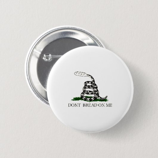 Dont Bread On Me Ronde Button 5,7 Cm (Voorkant /achterkant)
