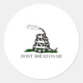 Dont Bread On Me  Ronde Sticker (Voorkant)