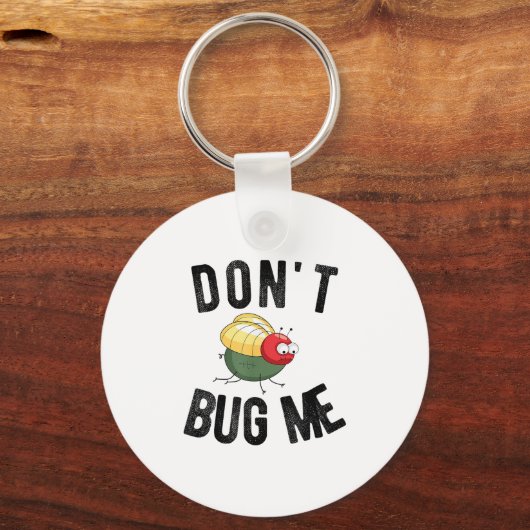 Don't Bug Me Funny Introvert Quote Saying Meme Sleutelhanger (Voorkant)