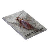 Don't Bug Me Kakkerlak Meme Foto Notitieboek (Rechterzijde)