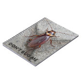 Don't Bug Me Kakkerlak Meme Foto Notitieboek (Linkerzijde)
