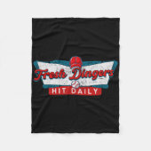 Don't Bunt Hit Fresh Dingers Funny Sell Softll Gam Fleece Deken (Voorkant)