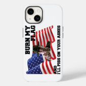 Don't burn my flag Case-Mate iPhone case (Achterkant)
