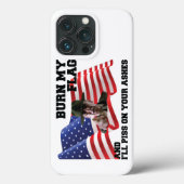 Don't burn my flag Case-Mate iPhone case (Achterkant)
