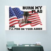 Don't burn my flag  spandoek (Beurs)