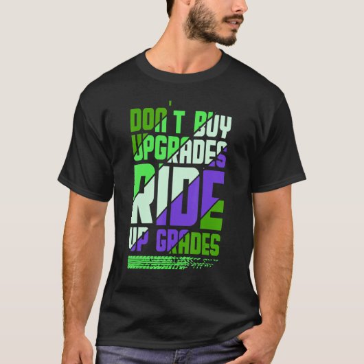 Dont buy Update DownHill Mountain Bike Design for T-shirt (Voorkant)