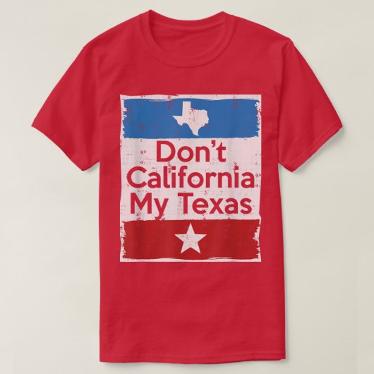 Dont California Mijn thee T-shirt (Design voorkant)