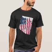 Don't California My Arizona Trump Flag T Shirt Ant (Voorkant)