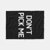 Don't Ck Me, Funny, Jokes, Sarcastic  Fleece Deken (Voorkant (Horizontaal))