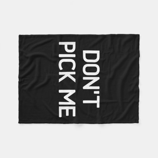 Don't Ck Me, Funny, Jokes, Sarcastic Fleece Deken (Voorkant (Horizontaal))