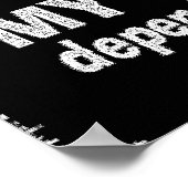 DONT CONFUSE PERSONALITEIT MET ATTITUDE AFHANKELIJ POSTER (Hoek)