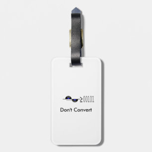 Dont Convert Bagagelabel