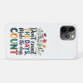Don't count the days, make the days count Case-Mate iPhone case (Achterkant (horizontaal))