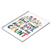 Don't count the days, make the days count notitieboek (Linkerzijde)