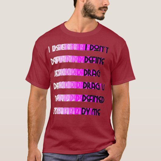 Dont Definiëren Drag Aquaria Queen T-shirt (Voorkant)