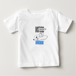 "Don't Disturb Mode" T-shirt voor slapende peuters