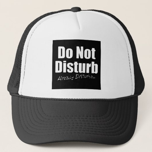 DONT DISTURB REEDS VERSTORDE FONDSOPMERKINGEN TRUCKER PET (Voorkant)