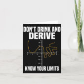Dont Drink And Derive And Know Your Limit  Kaart (Voorkant)