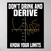Dont Drink And Derive And Know Your Limit  Poster (Voorkant)