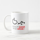 Don't Drink And Drive! Funny Wheelchair Drinking  Koffiemok (Links)