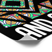 Dont Drink And Quilt Quilting Knitting Sewing Cro Poster (Hoek)