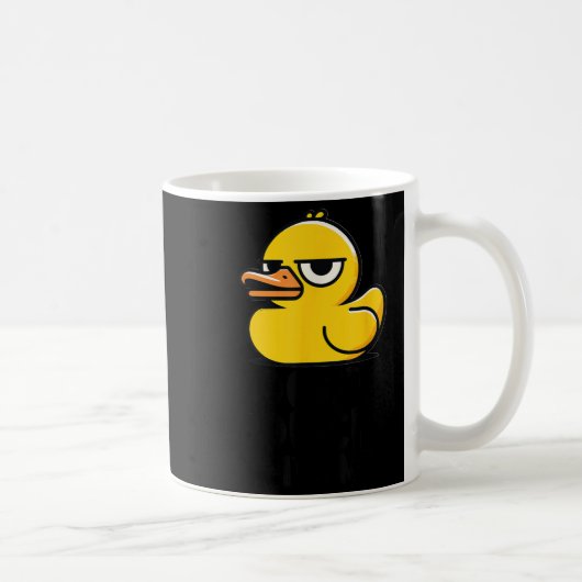 Dont Duck With Me, Rubber Ducky Funny Meme Cool D Koffiemok (Rechts)