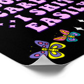 Don't E Me I Easily Funny Sarcastic Quote Men Wome Poster (Hoek)