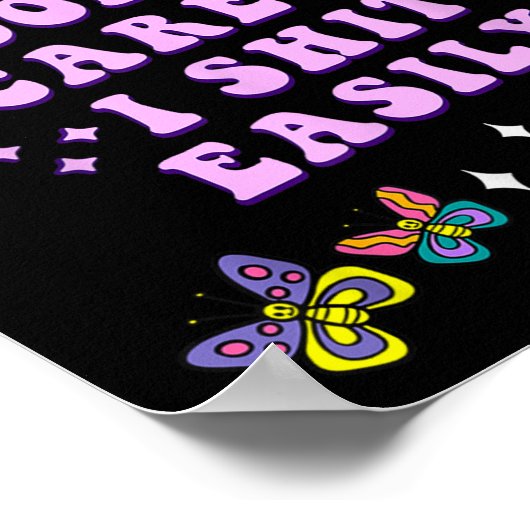 Don't E Me I Easily Funny Sarcastic Quote Men Wome Poster (Hoek)