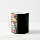 Don't E Me I Fart Easily Funny Cute Design Quote Koffiemok (Voorkant links)