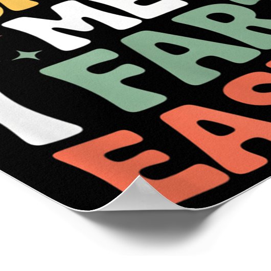 Don't E Me I Fart Easily Funny Cute Design Quote Poster (Hoek)