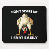 Don't E Me I Fart Easily Funny Sarcasm Humor Chick Muismat (Voorkant)